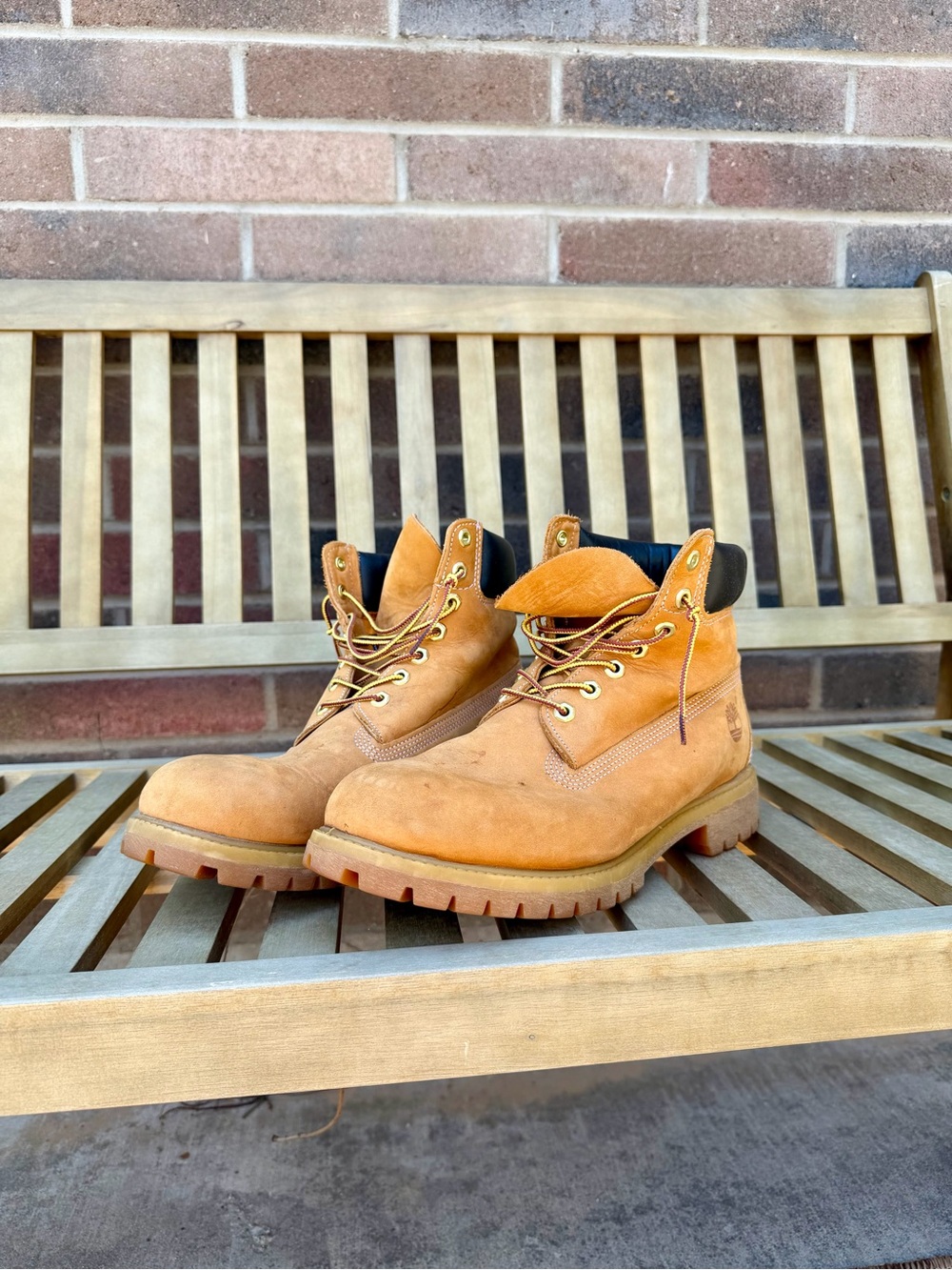 Men's Timberland Wheat Work Boots